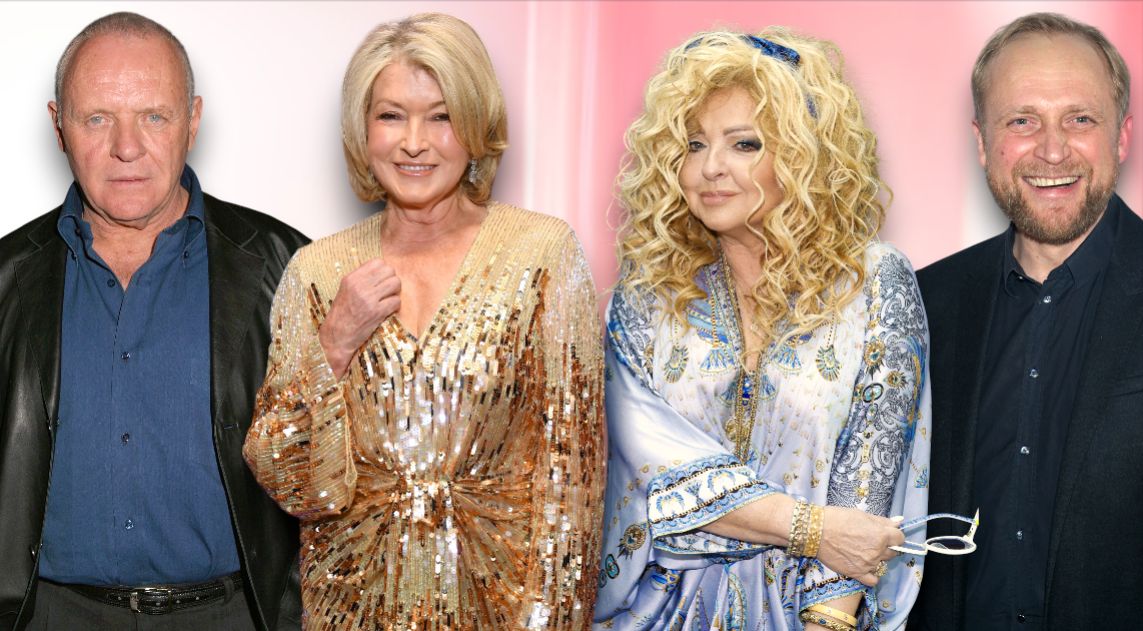 Piotr Adamczyk, Magda Gessler, Martha Stewart, Anthony Hopkins