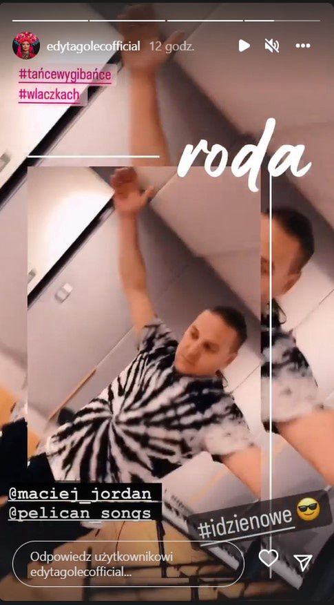Łukasz Golec zaczął tańczyć w domowych klapkach
