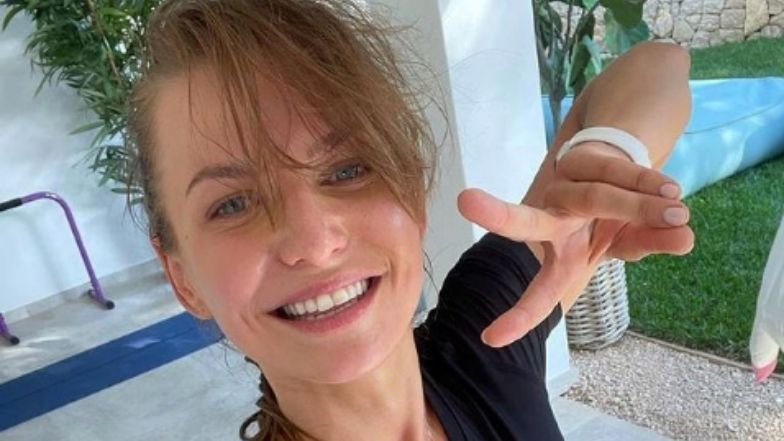 Euro 2020. Anna Lewandowska kibicuje Polakom w Sankt Petersburgu