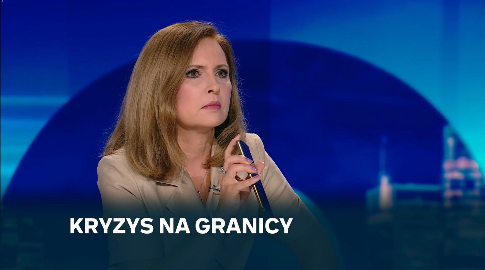 Kadr z programu "Debata dnia"