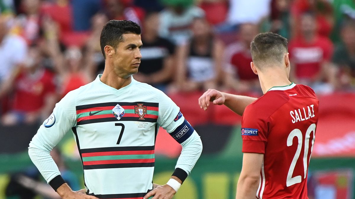 Cristiano Ronaldo w meczu przeciwko Węgrom