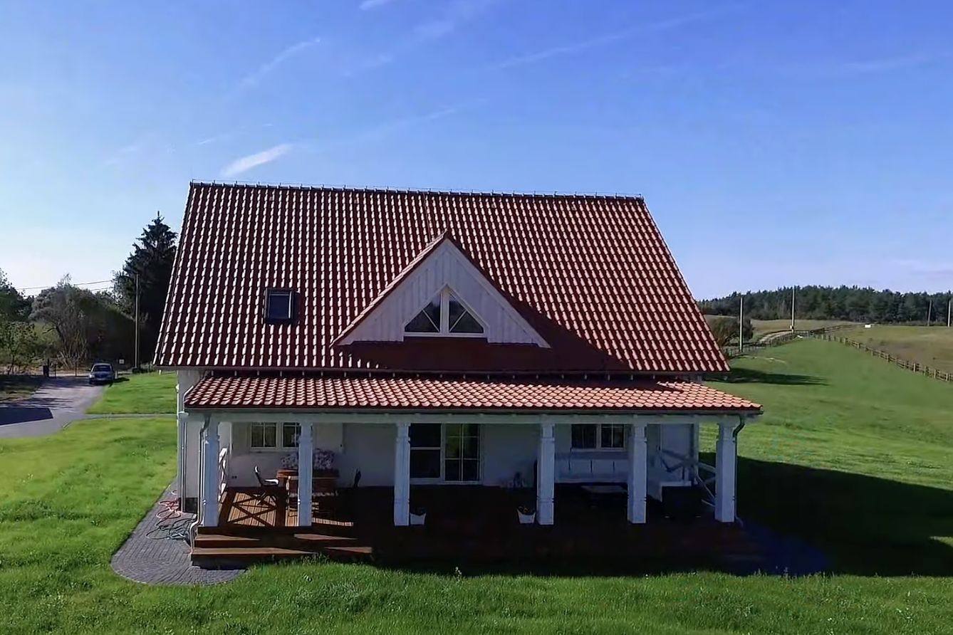 Dom Cezarego i Katarzyny Żaków to istna oaza spokoju