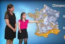 Kobieta z zespołem Downa pogodynką we francuskiej telewizji