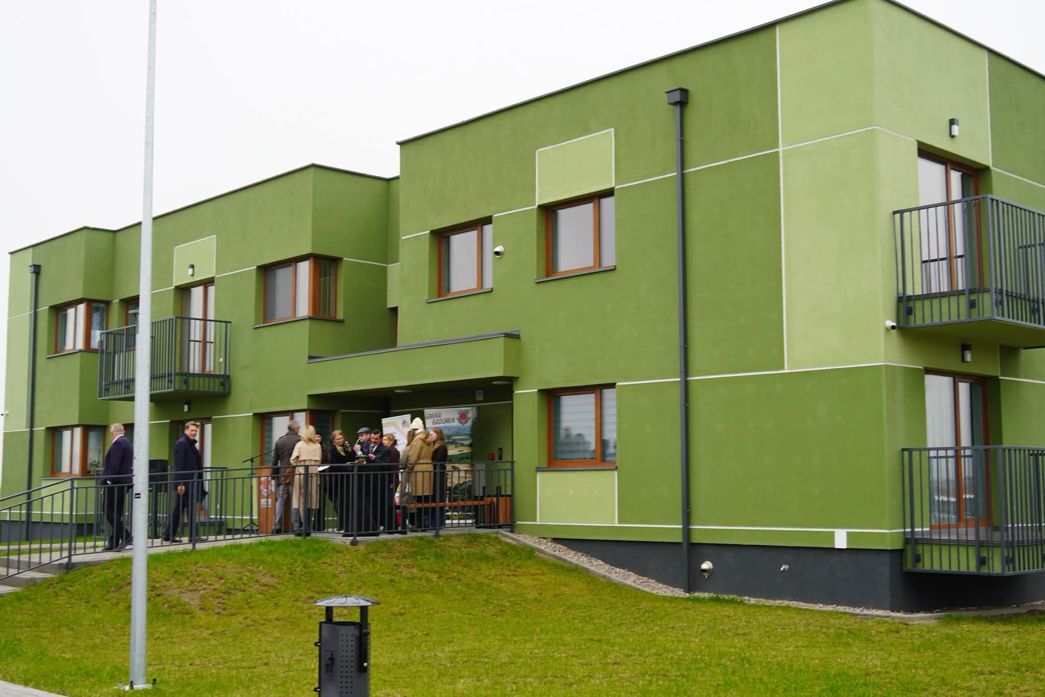 W bloku znajduje się 14 mieszkań 