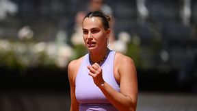 Aryna Sabalenka wystartowała w Rzymie. Odrobina stresu na początku meczu