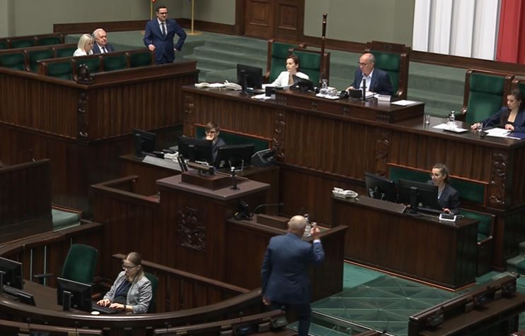 Spięcie Marka Sawickiego z Włodzimierzem Czarzastym