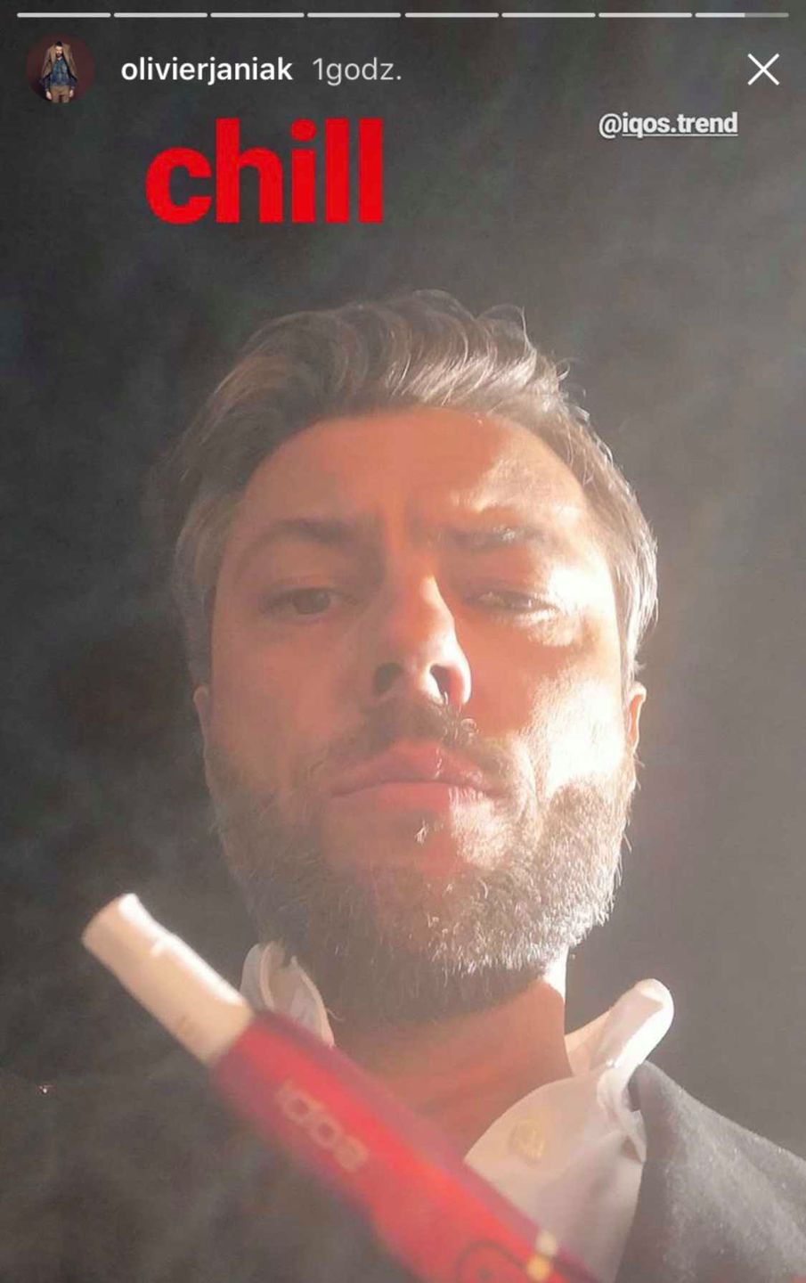 Olivier Janiak postawił na IQOS
