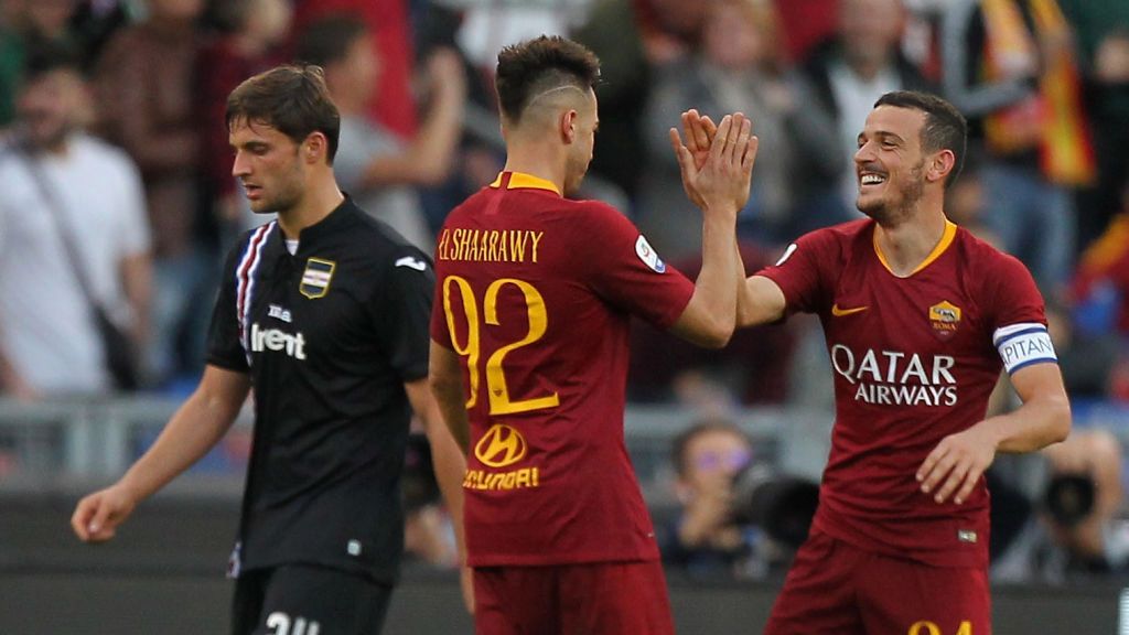 Zdjęcie okładkowe artykułu: Getty Images / Paolo Bruno / Na zdjęciu: piłkarze AS Roma i Bartosz Bereszyński (z lewej)