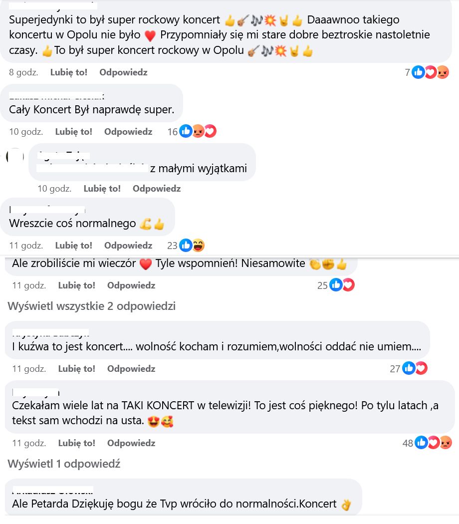 Opole 2024. Koncert "SuperJedynek" mocno podzielił widzów