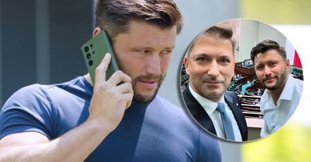 Piotr Mróz w Sejmie z posłem PiS-u. Internet podzielony po wycieczce pobożnego gwiazdora