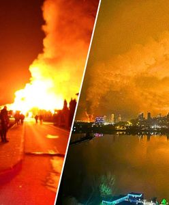 Zmasowany atak na Dniepr. Potężne pożary