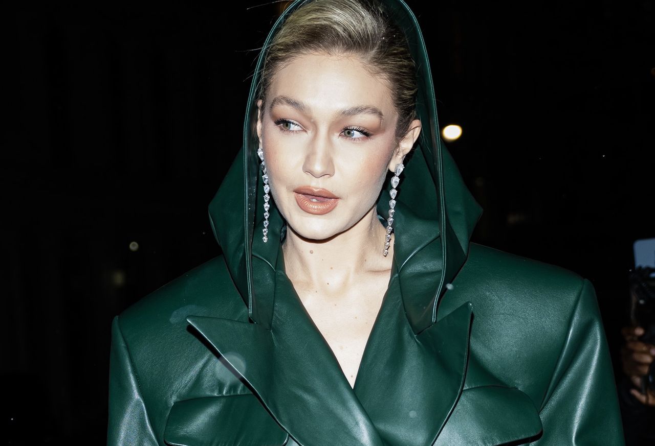 Gigi Hadid breathes new life into 80s fashion with an all-green, Grace ...