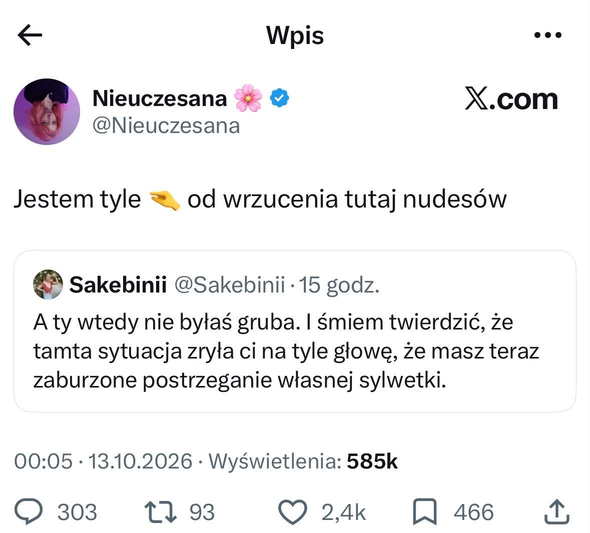 Nieuczesana