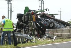 Zderzył się bus z ciężarówką