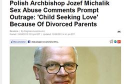 Światowe media o wypowiedzi abp. Józefa Michalika ws. pedofilii