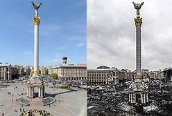 Kijów przed i po
