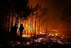 Ściana ognia w Portugalii