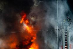 Pożar pawilonu w Łodzi