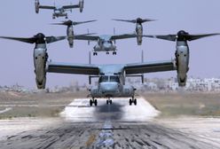 Amerykańskie samoloty V-22 Osprey na Okinawie