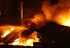 Pożar hali z chemikaliami w Płocku
