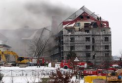 Pożar hotelu Gołębiewski w Mikołajkach