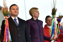 Andrzej Duda i Agata Kornhauser-Duda świętują Niedzielę Palmową