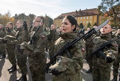 Przysięga przyszłych oficerów Wojsk Obrony Terytorialnej