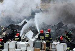 Pożar składowiska odpadów