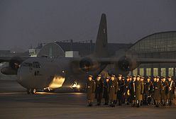 Smutna ceremonia na Okęciu