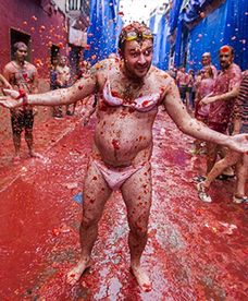 Tomatina - hiszpańska wojna na pomidory