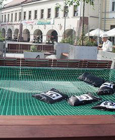 Salon miejski na rynku w Kielcach