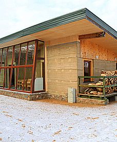 Eksperymentalny dom z ziemi