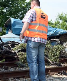 Tragiczny wypadek na przejeździe kolejowym w Łodzi