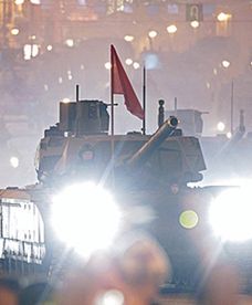 Rosjanie przygotowują się do defilady 9 maja