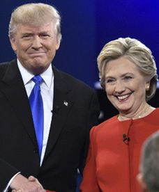 Debata Hillary Clinton z Donaldem Trumpem