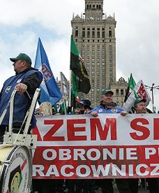 Marsz gwiaździsty przeszedł przez Warszawę