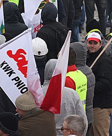 Protest pod JSW