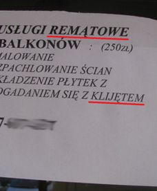 Śmieszne pomyłki i absurdalne tablice
