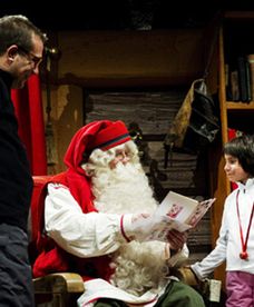 W biurze Świętego Mikołaja