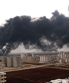 Kłęby dymu nad Syrią