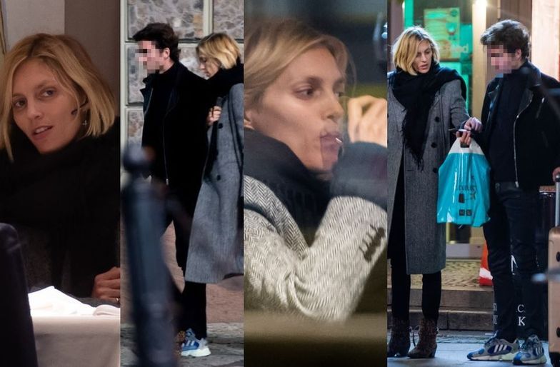 Anja Rubik na randce z facetem i psem