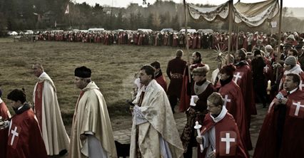 Sympatycy ks. Natanka w Pustelni Niepokalanów