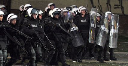 Interwencja policji w Kielcach