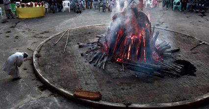 Kremacja kapłana