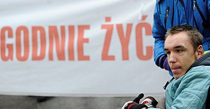Protest rodziców niepełnosprawnych dzieci