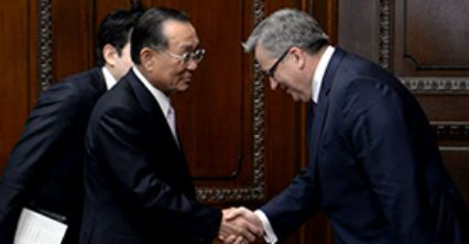 Bronisław Komorowski z wizytą w Japonii