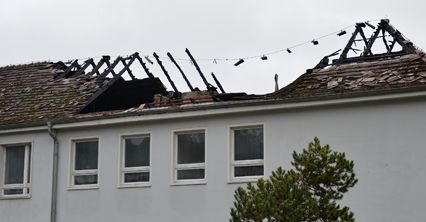 Pożar w domu dla uchodźców