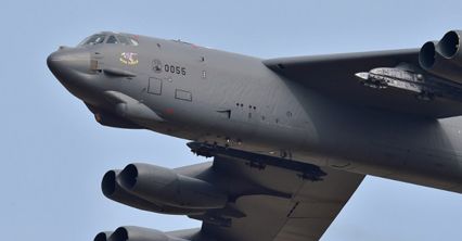 Amerykańskie bombowce B-52 nad Bałtykiem