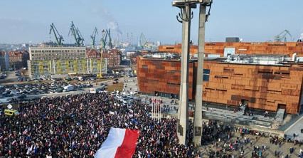 Wiec KOD w Gdańsku w obronie Lecha Wałęsy