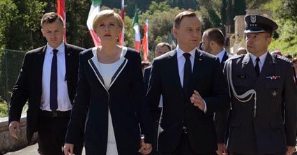 Uroczystości na Polskim Cmentarzu Wojennym na Monte Cassino